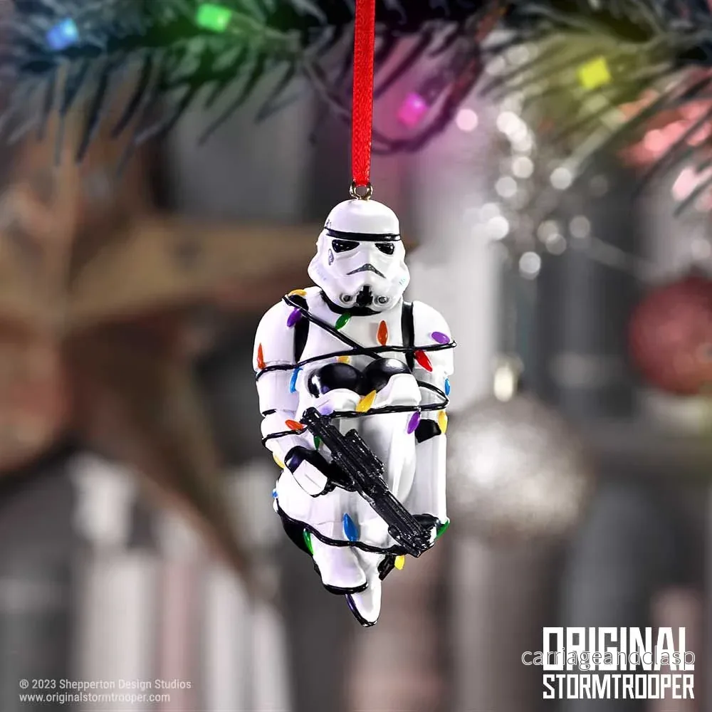 ORIGINAL STORMTROOPER - Stormtrooper Intrasslad i Julgransbelysningen Julgransdekoration