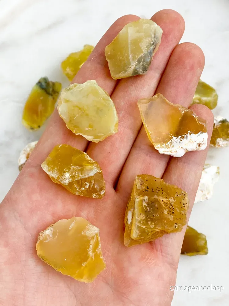 Gul Opal Raw - Bild 2