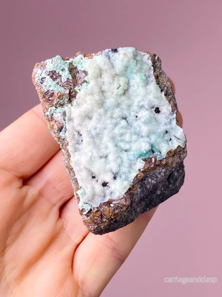 Druzy Chrysocolla-kluster (nr 14) - Bild 2