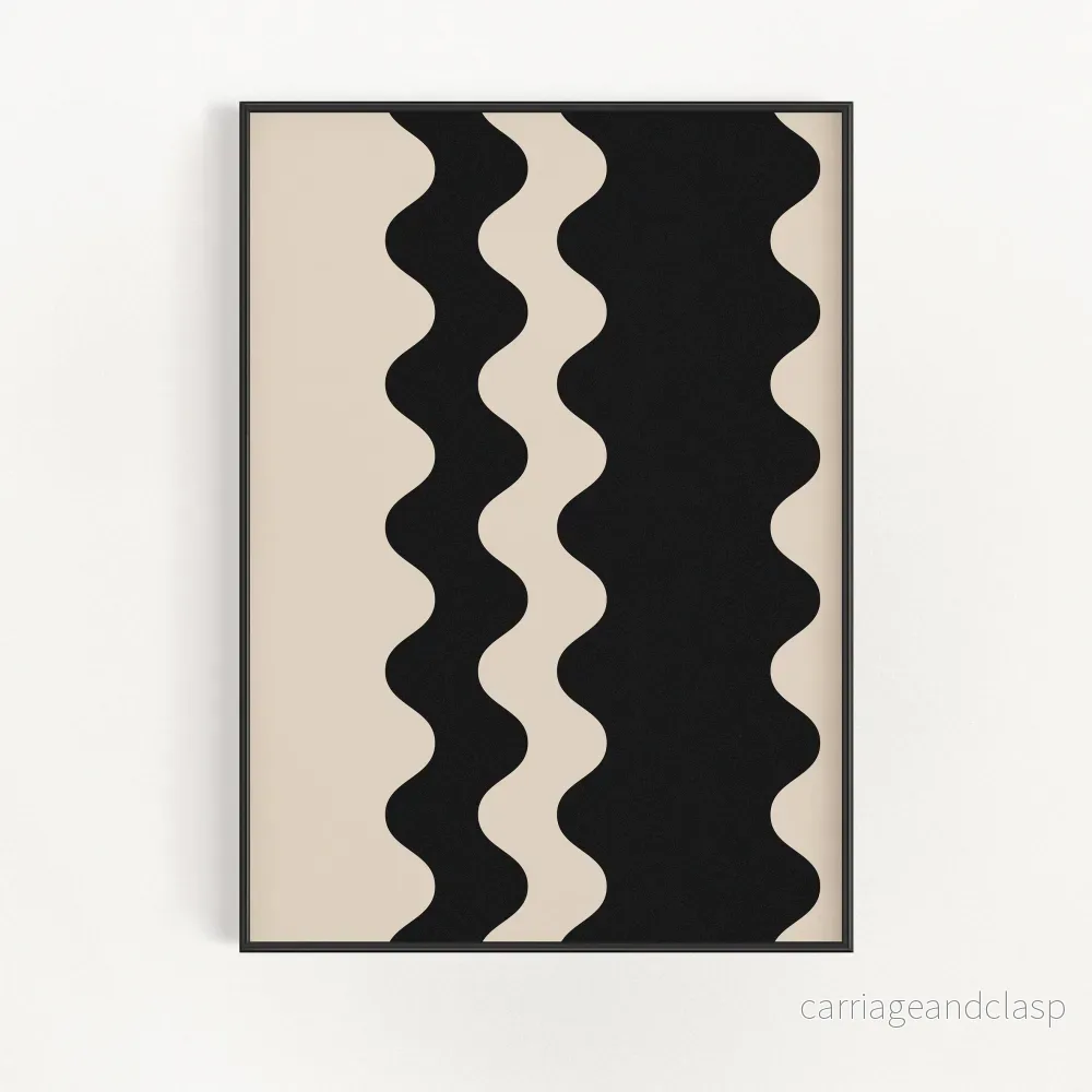 2 Waves – Black | Veska 2 Waves – Black | Veska