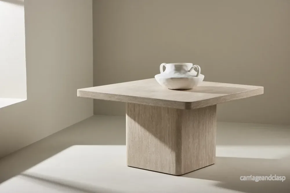 Qvart Soffbord Beige