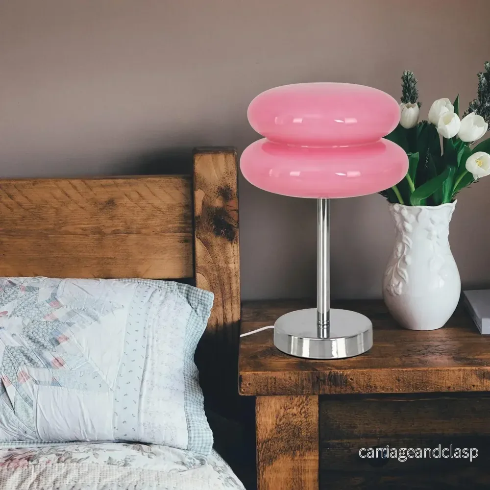 Bordslampa Retro Glas Skärm | Veska - Bild 3
