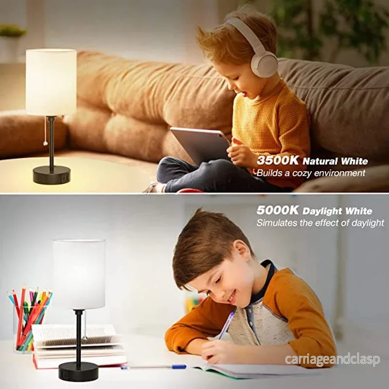Veska | Elegant Bordslampa med Smart Laddningsalternativ och Tre Färger - Bild 3