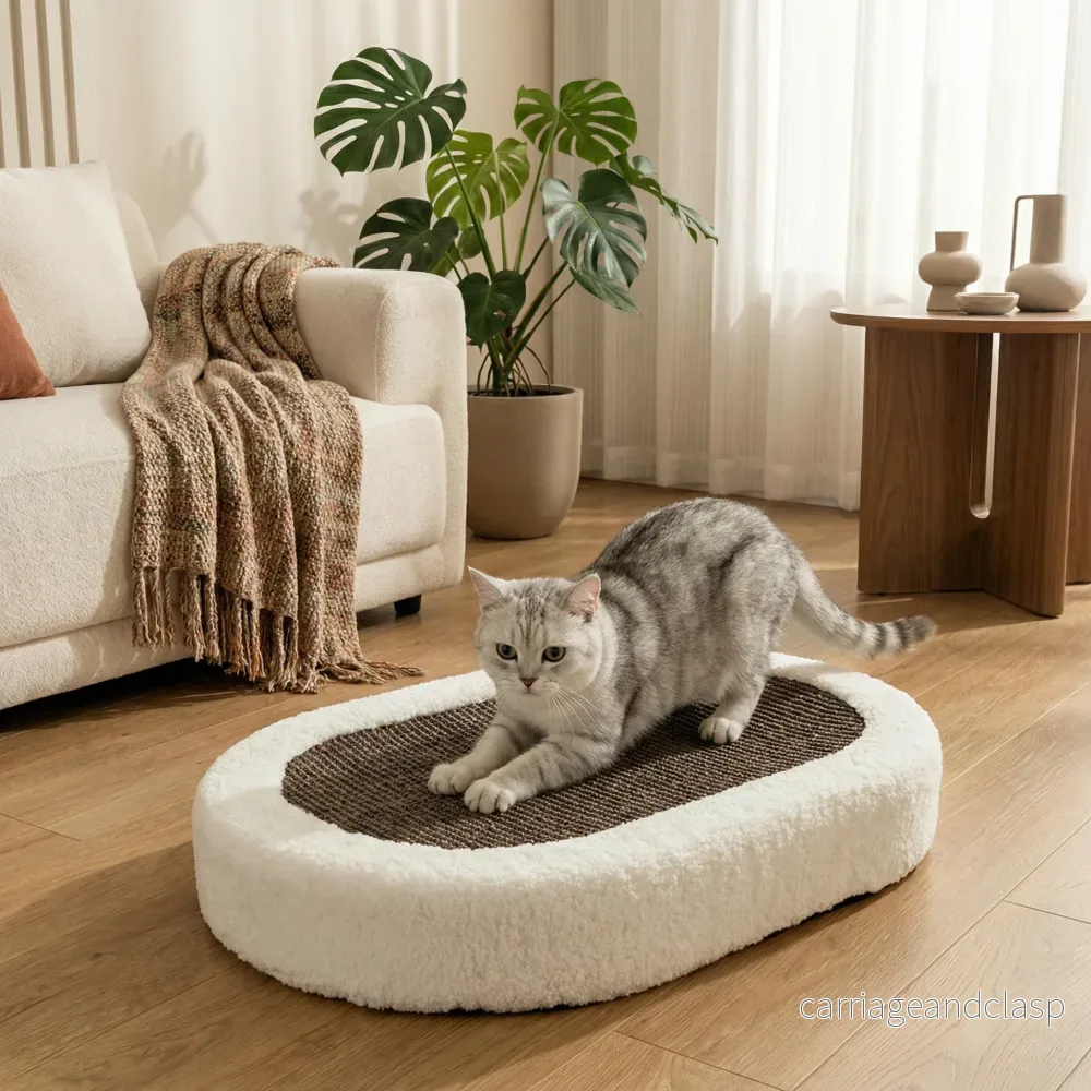 Premium Kattsäng med Klösplatta