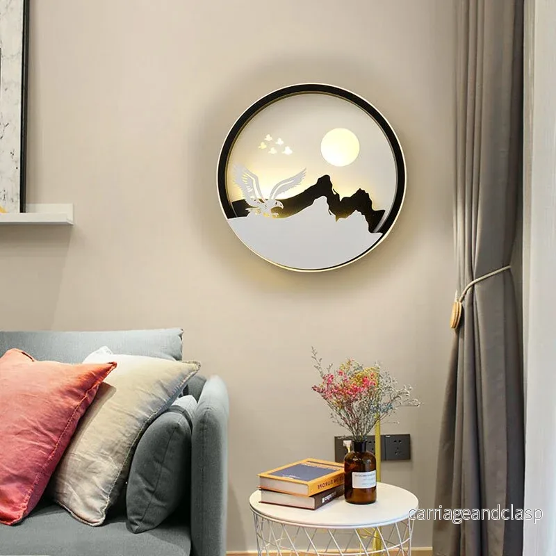 Dekorativ modern konst vägg LED-lampa | Veska Dekorativ modern konst vägg LED-lampa | Veska