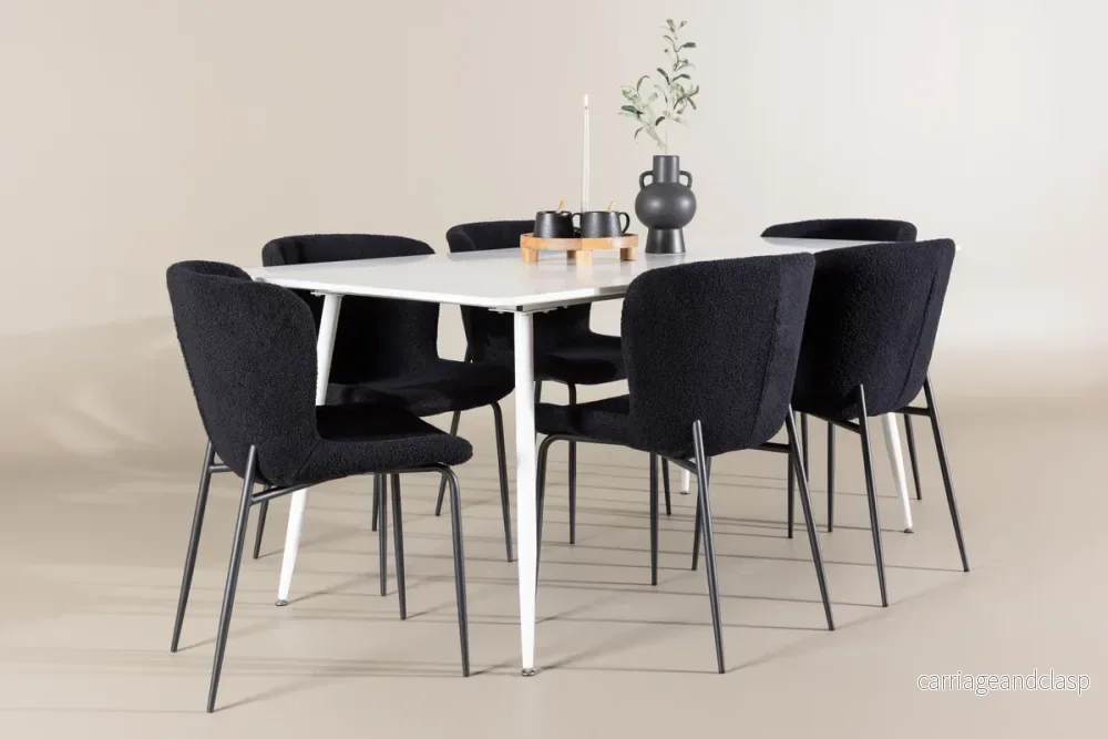 Silar & Modesto Matgrupp Vit/Svart Silar & Modesto Matgrupp Vit/Svart