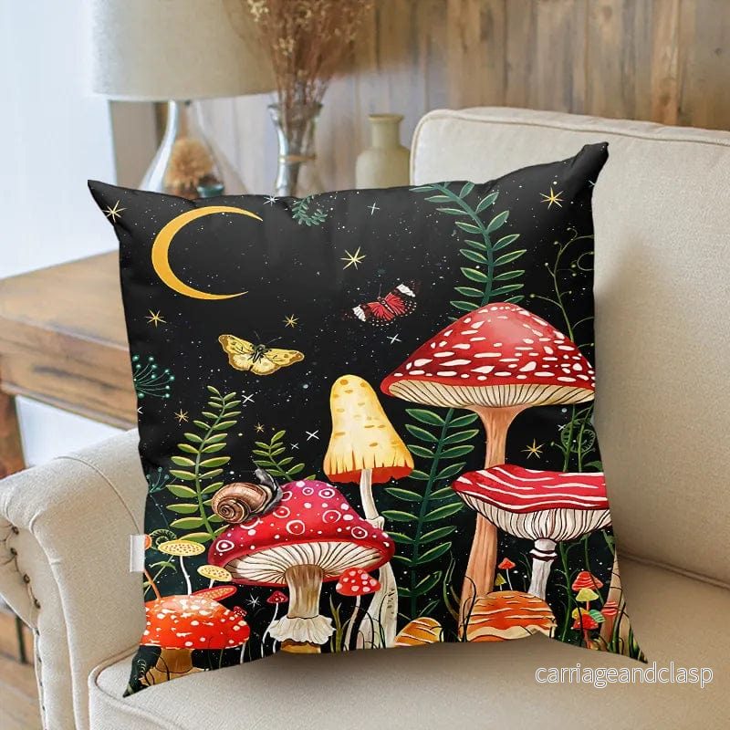 Mystic Mushrooms Kuddöverdrag | Veska