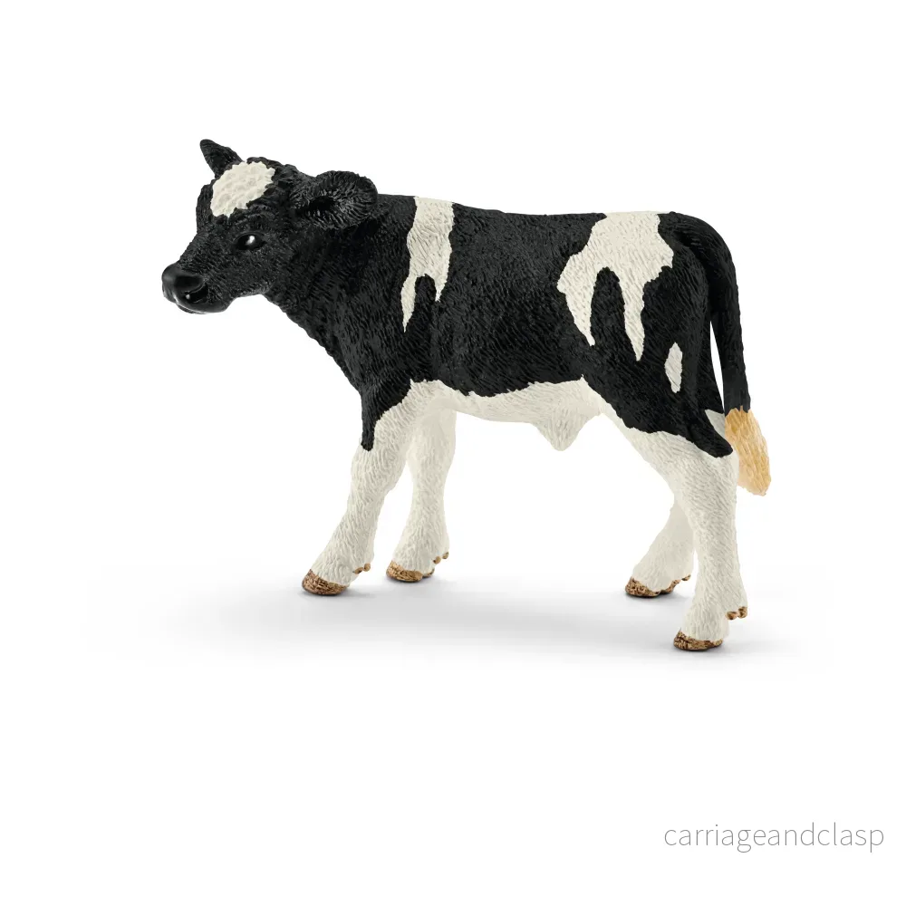 Schleich - Svensk låglandsboskap, kalv (Holstein kalv)