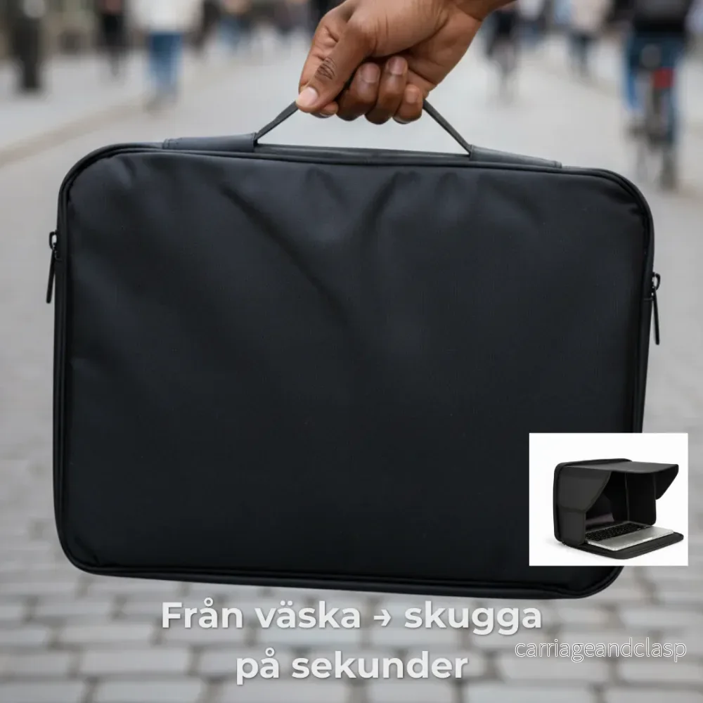 Laptopväska med solskydd Jobba ute – utan att kisa - Bild 3