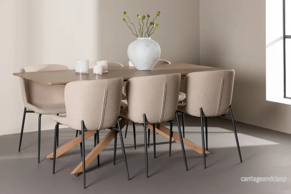 Modesto & Piazza Matgrupp Beige/Mocka Modesto & Piazza Matgrupp Beige/Mocka