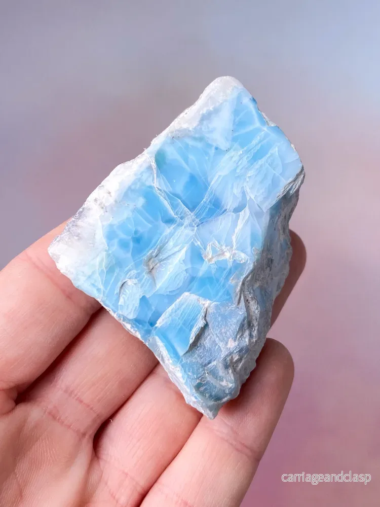 Larimar Halvpolerad (nr 5) - Bild 2