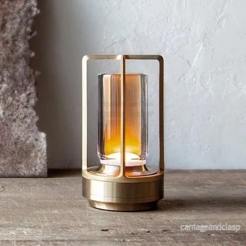 Uppladdningsbar Trådlös LuxuryGlow Bordslampa – Elegant Trådlös Lampa för Alla Humör | Veska