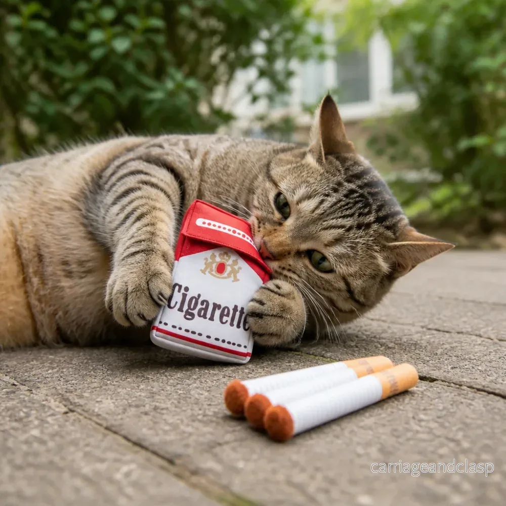 Kattmynta-Leksaksset i Form av Ett Cigarettpaket för Interaktiv Kattlek - Bild 2