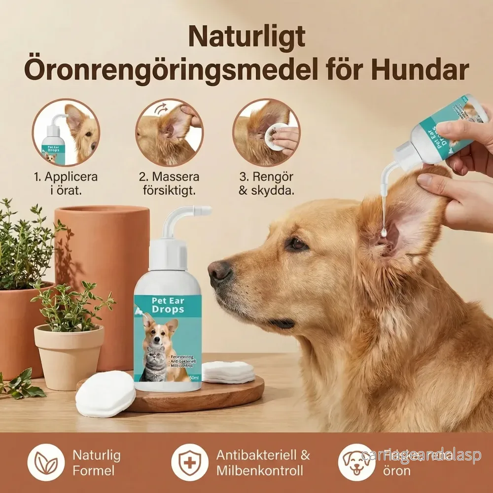 Naturligt Öronrengöringsmedel för Hundar - Bild 2