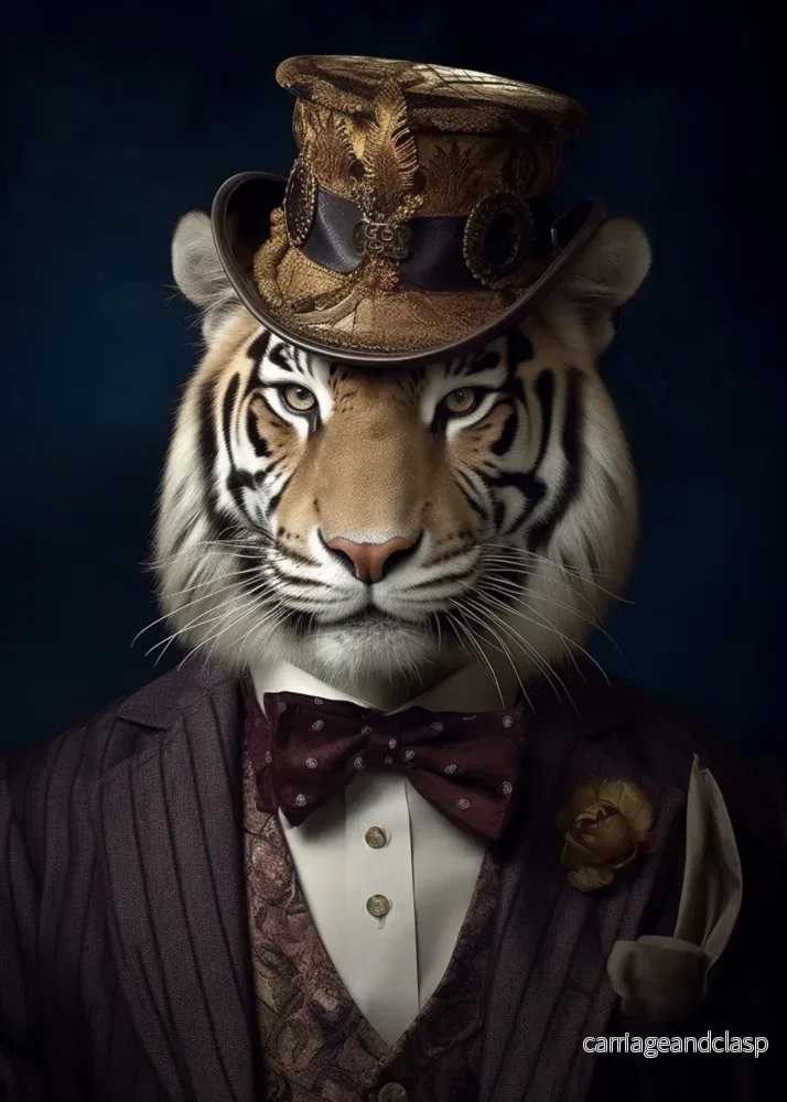 The Golden Grrrntleman" – En tiger med stil och status