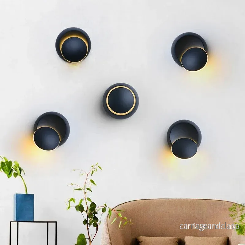 Minimalistisk Orb Design Vägglampa | Veska - Bild 2