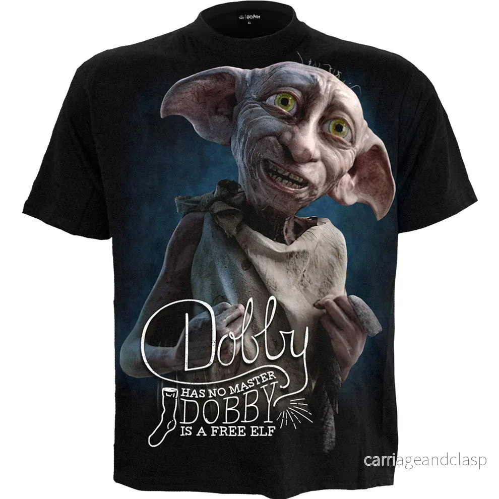 DOBBY – Front Print T-Shirt Svart DOBBY – Front Print T-Shirt Svart