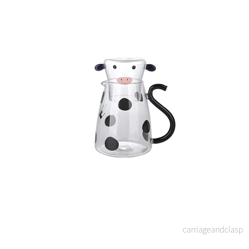 Cow Borosilikatglas Teapot Set | Veska
