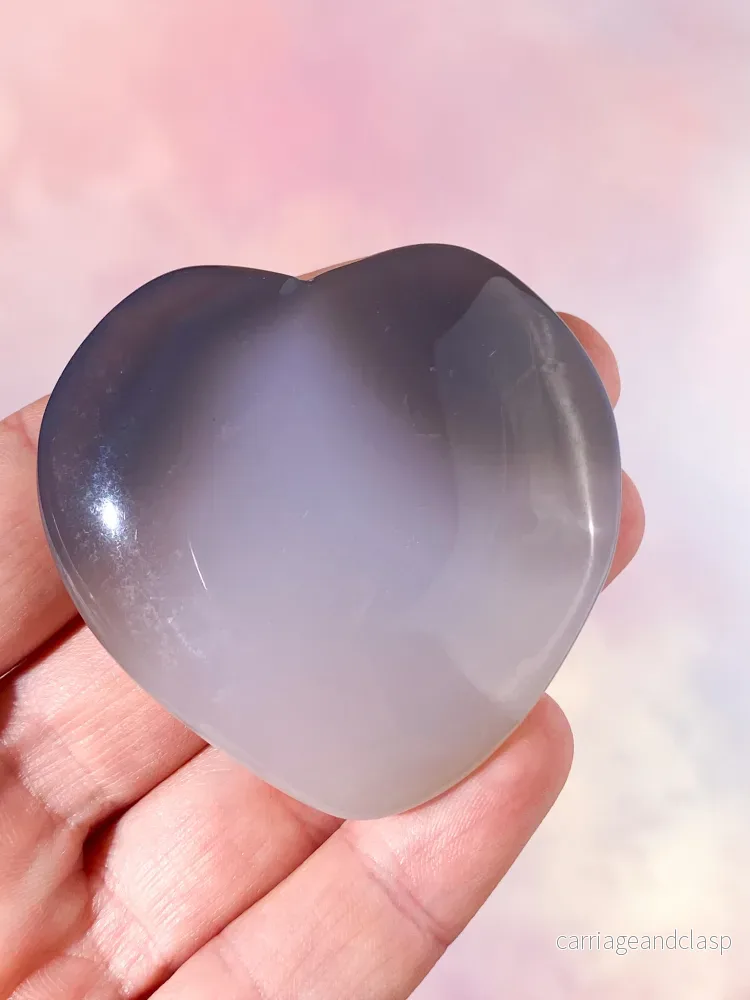 Druzy agat hjärta (nr 3) - Bild 2