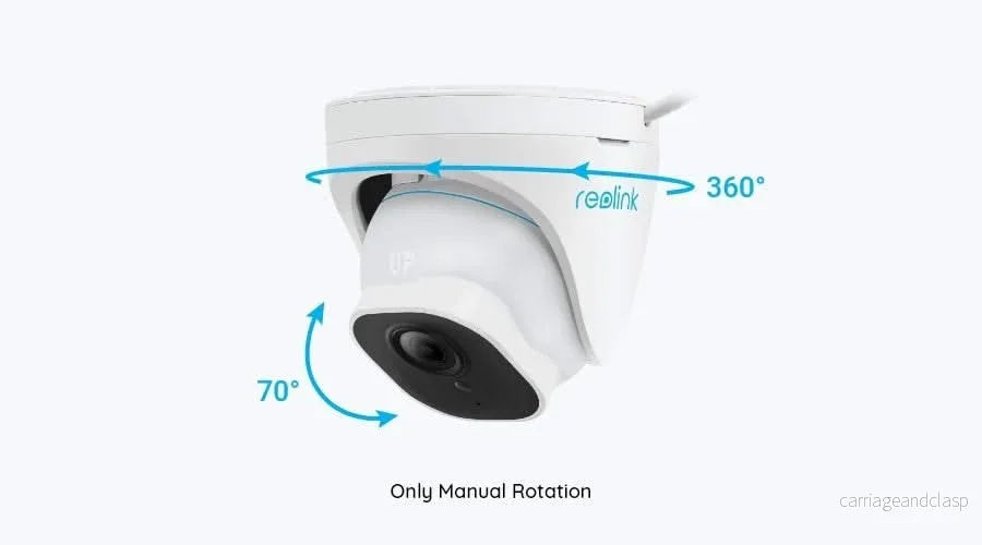 Reolink P334 Turret-kamera, 4K 8 megapixel POE Smart detektering - Bild 3