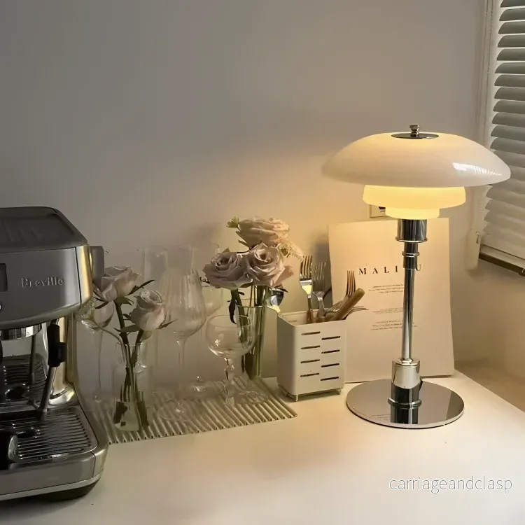 Dimbar Rund Bordslampa | Veska