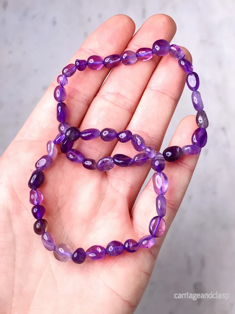 Ametist Nugget Armband - Bild 3
