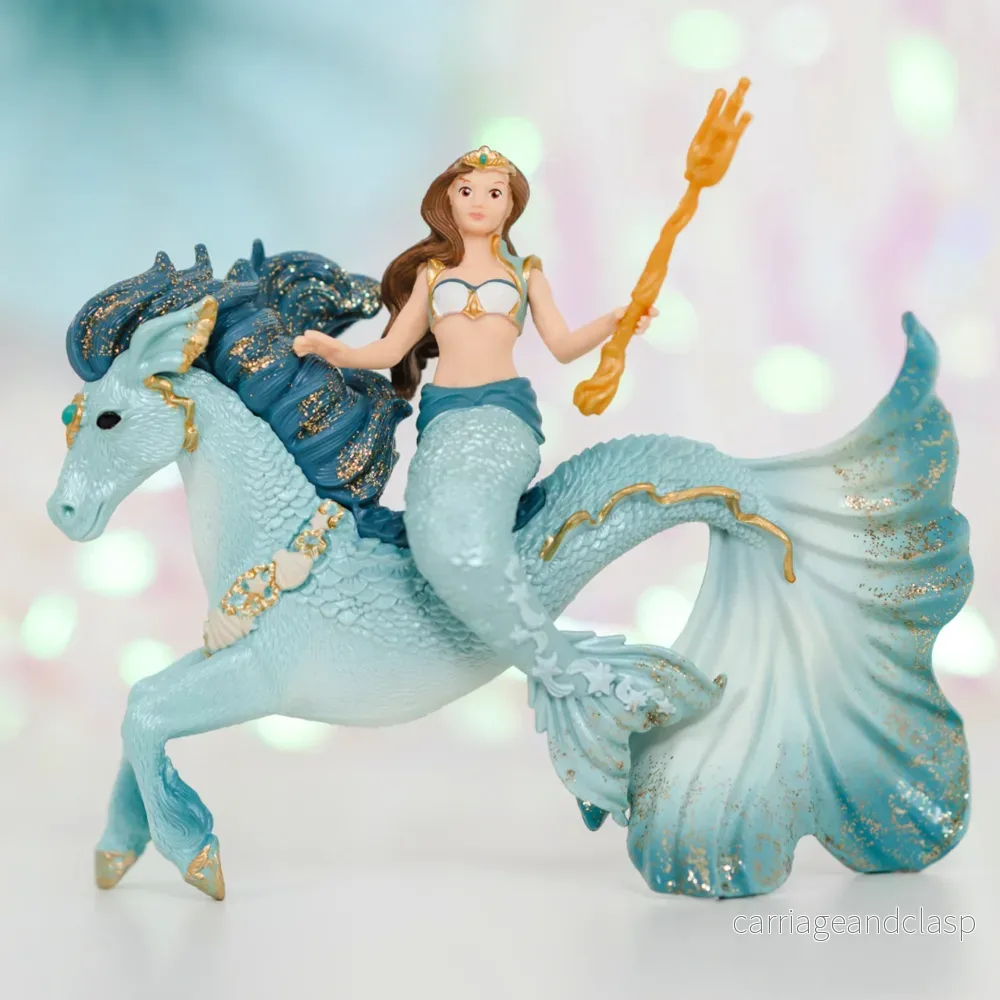 Schleich - Sjöjungfrun Eyela på undervattenhäst - Bild 2