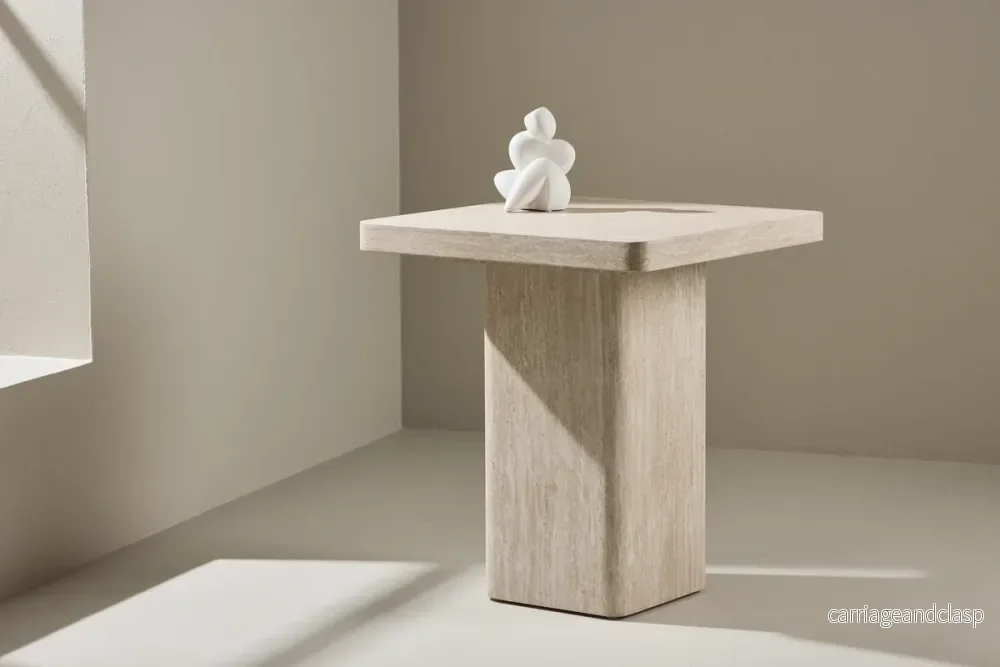 Qvart Soffbord Beige Qvart Soffbord Beige