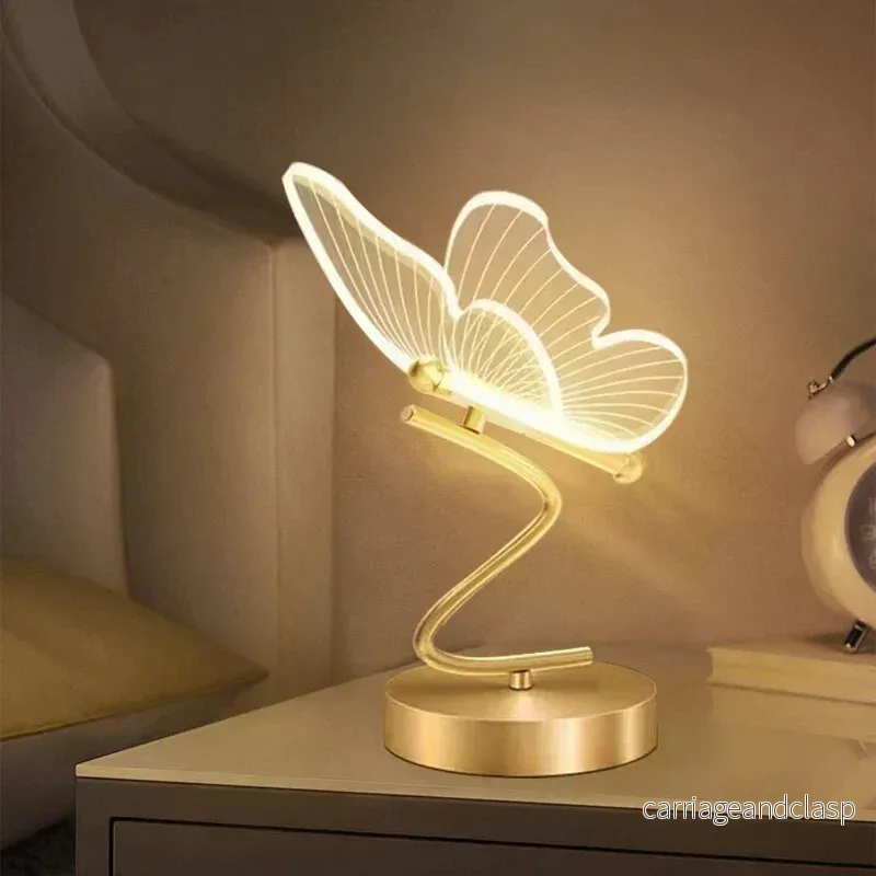 Lyxig fjäril LED bordslampa – ButterflyLuxe | Veska Lyxig fjäril LED bordslampa – ButterflyLuxe | Veska