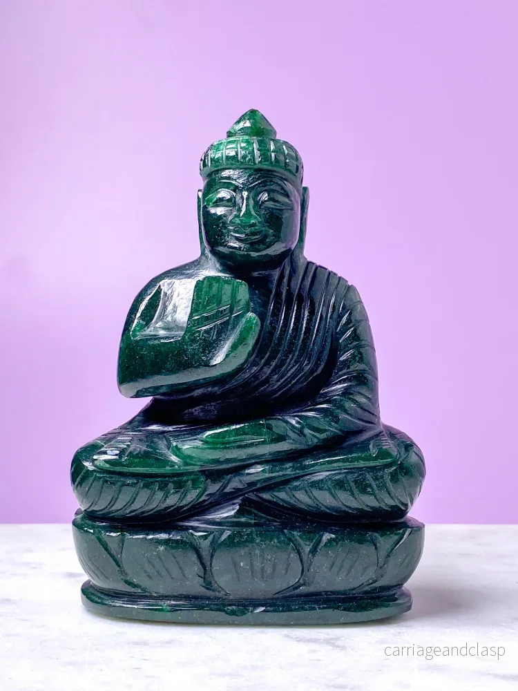 Grön aventurin-buddha (nr 2) Grön aventurin-buddha (nr 2)