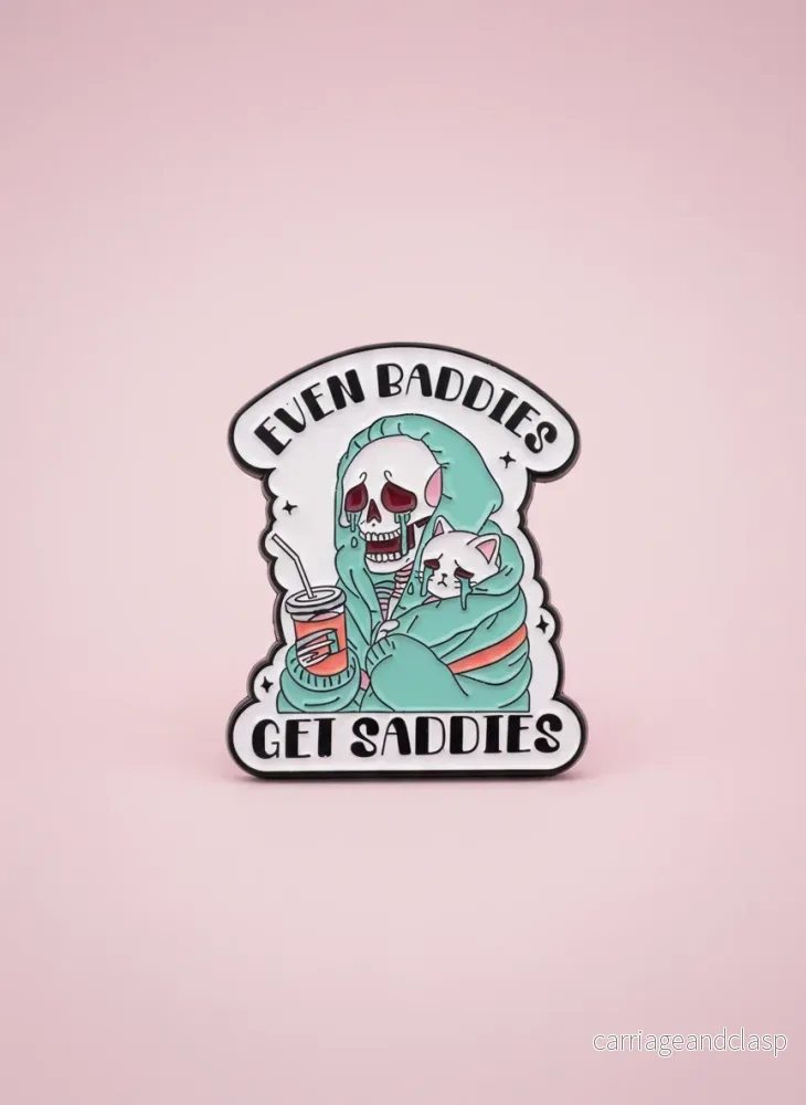 Pin – ”Even baddies get saddies” (Skelett)