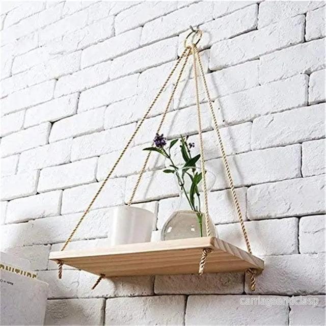 Minimalist Trä Vägg Hylla | Veska Minimalist Trä Vägg Hylla | Veska