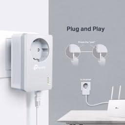 TP-Link Powerline Adapter 1000 Mbps set med uttag - Bild 3