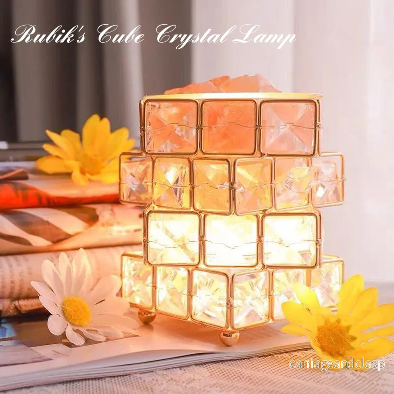 Crystal Room Mood Ambient Geo Shimmer Cube Light | Veska - Bild 3