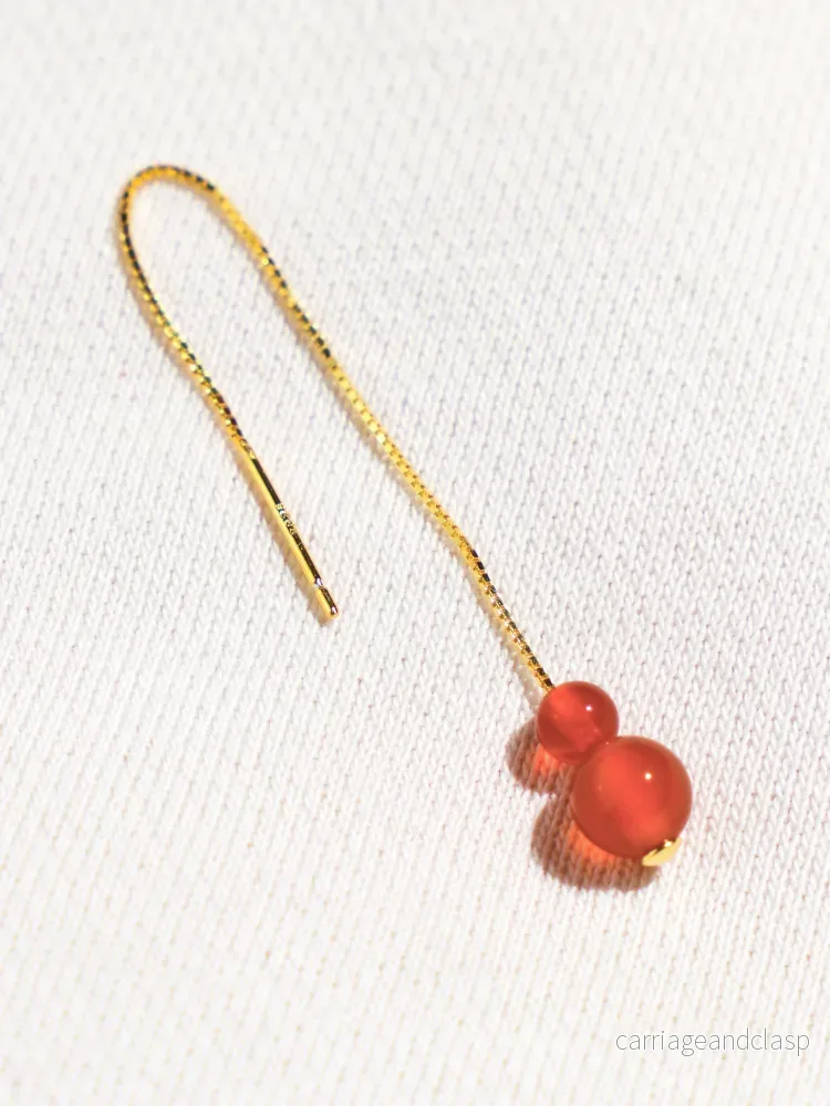 Akvamarin – Petite Heart – Guld Akvamarin – Petite Heart – Guld