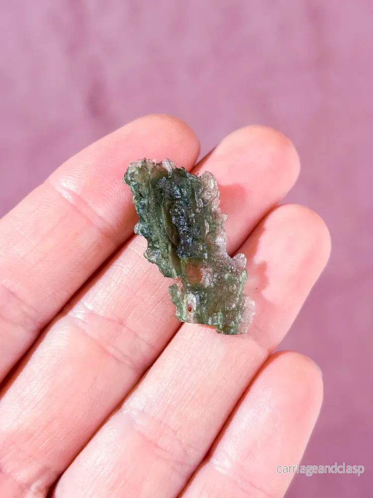 Änglaklocka Moldavit Besednice (Nr. 17) - Bild 3
