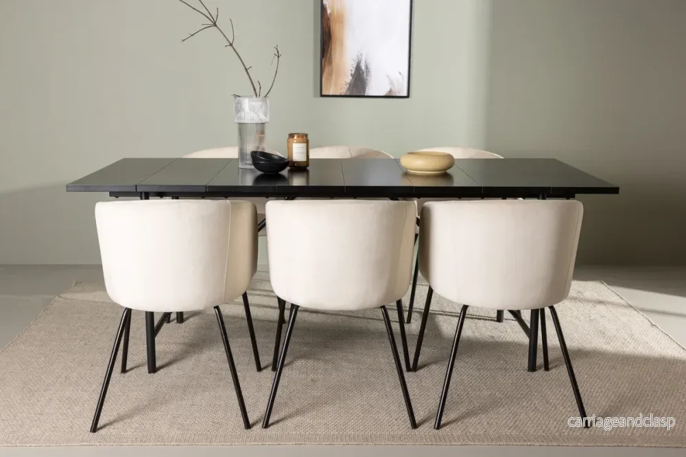 Berit & Astrid Matsgrupp Beige/Svart