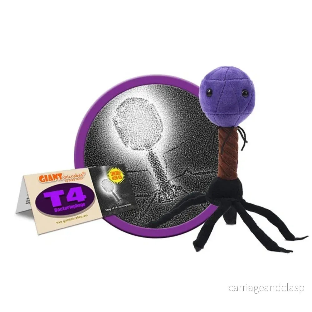 GIANTmicrobes – T4 Bakteriofag (T4-Bacteriophage) Plysch