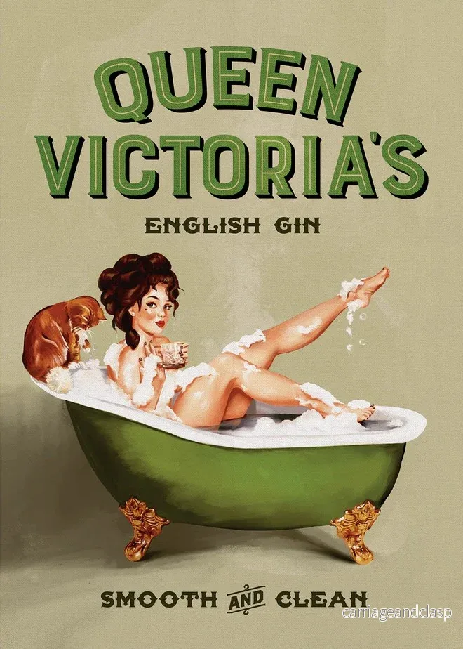 Queen Victoria’s English Gin – smooth, cheeky & vintage