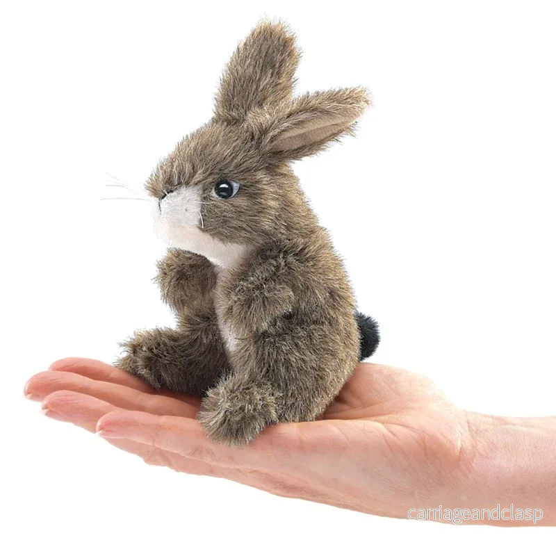 Folkmanis® Puppets - Mini Jack Rabbit (Svartsvansad Åsnehare)
