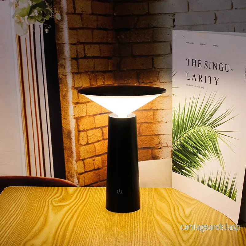 – Modern Touch Bordslampa med USB | Veska - Bild 3