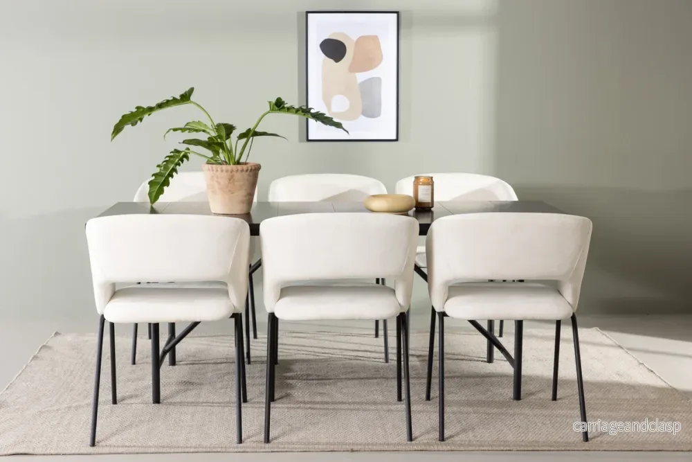 Day & Astrid Matgrupp Off-white/Svart