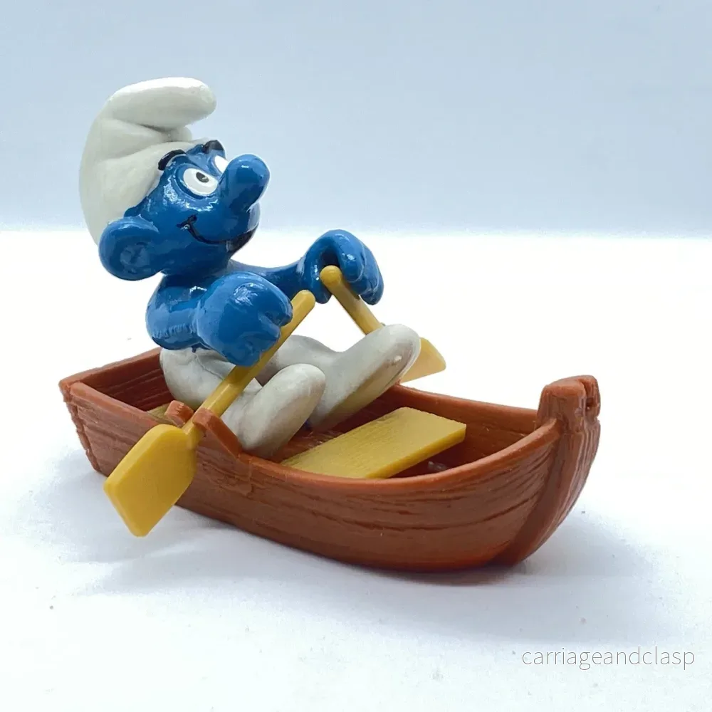 Schleich – Super Smurfs: Smurf med roddbĂ„t Schleich – Super Smurfs: Smurf med roddbĂ„t