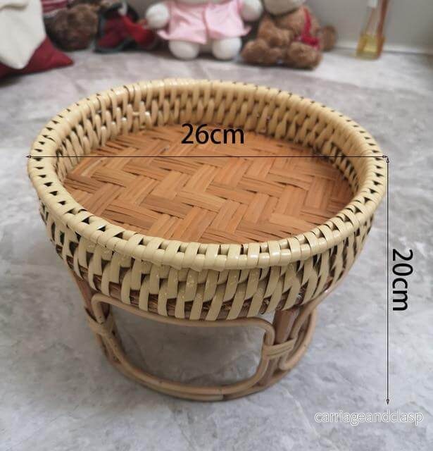 Rattanfiber Picknickbricka Bord | Veska Rattanfiber Picknickbricka Bord | Veska