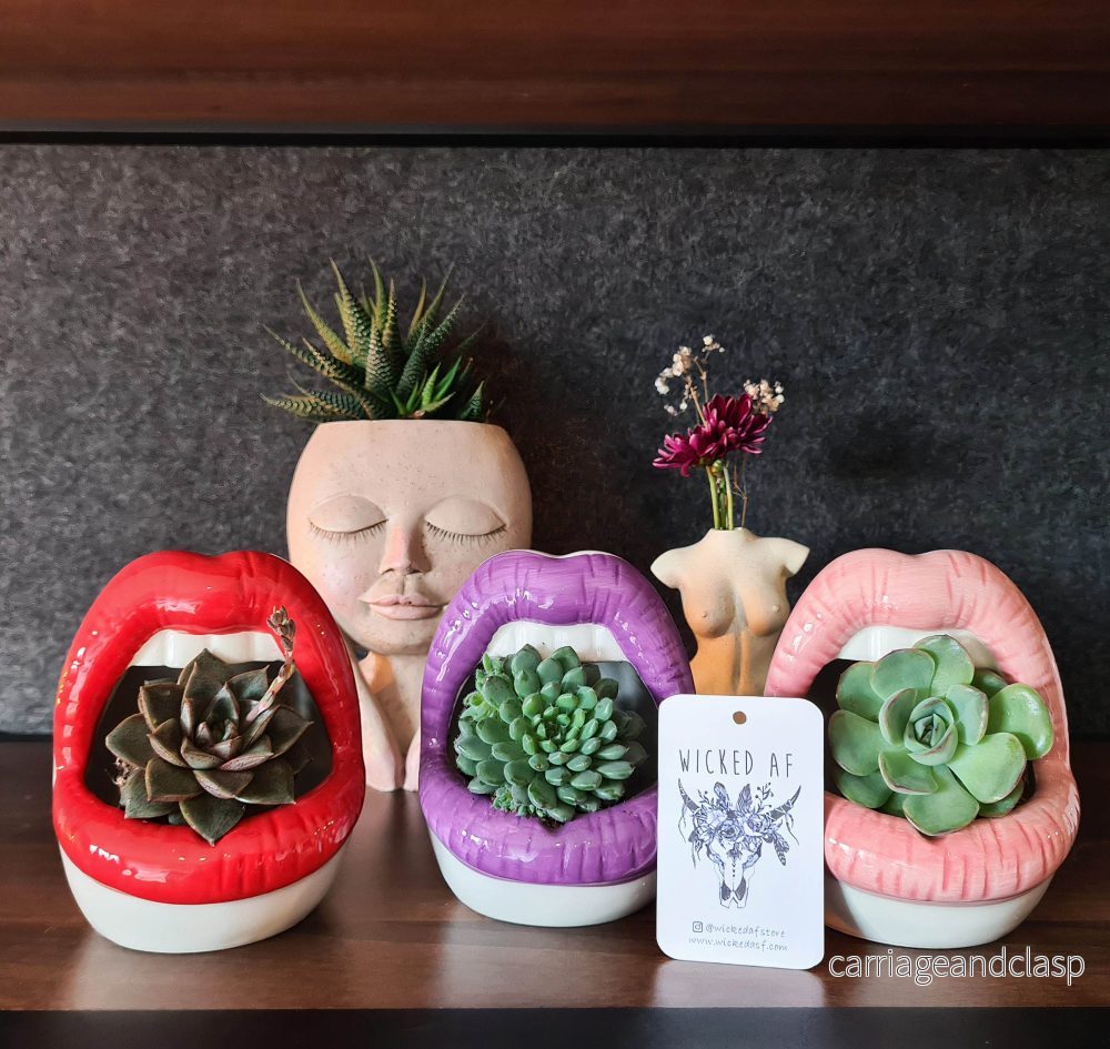 Lips Keramisk Planter | Veska - Bild 2