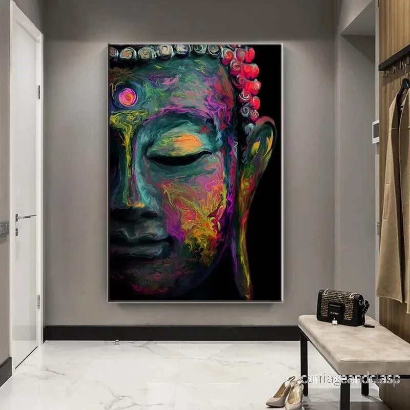 Buddha Ansikte Väggkonst | Veska - Bild 2