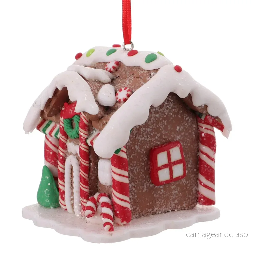 Mini Jul Pepparkakshus Dekorationer | Veska