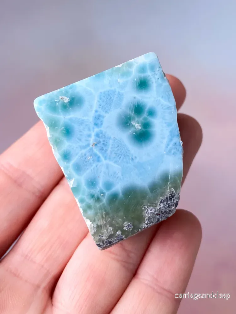 Larimar Halvpolerad (nr 2) - Bild 2