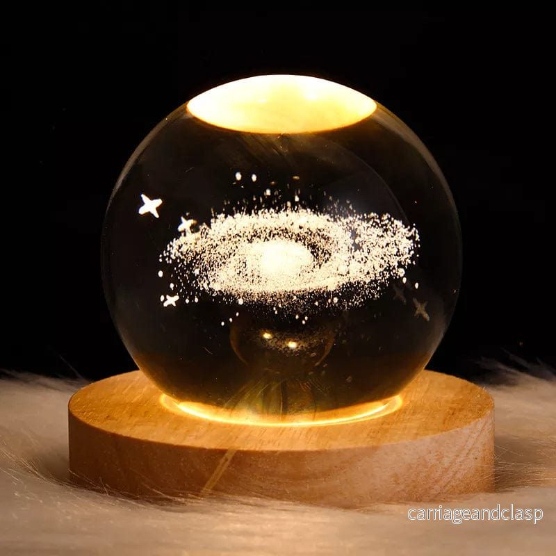 Galaxy Crystal Ball Nattljus | Veska