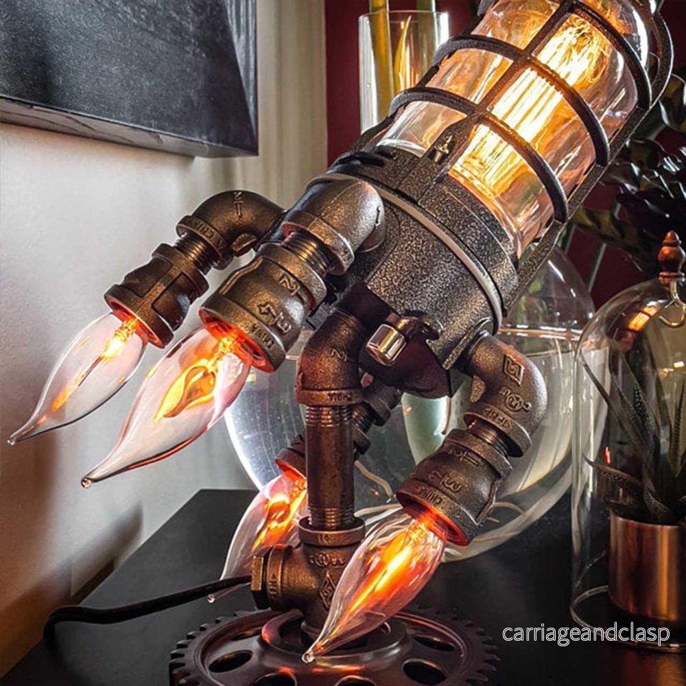 Rymdskepp Industrivintage Lampa | Veska Rymdskepp Industrivintage Lampa | Veska